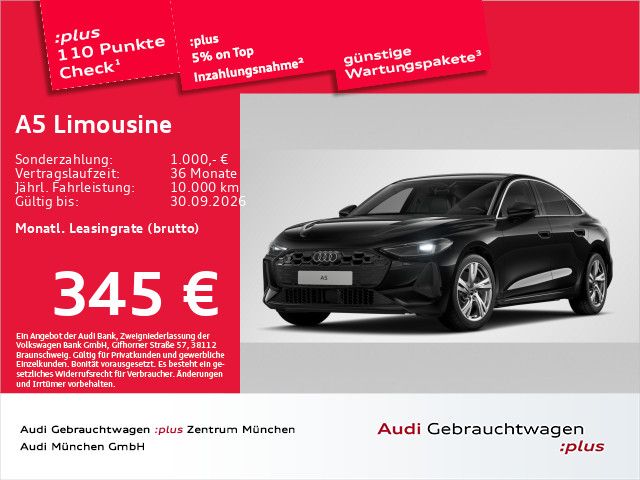 Audi A5 Limousine TDI S tronic ACC/Virtual/Navi+