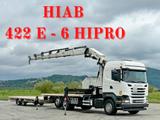 Scania R440 * HIAB 422 E-6 HIPRO + FUNK + Anhänger! 6x4