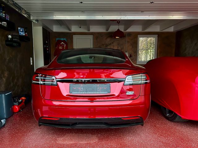 Tesla Model S Plaid*NEU*Ultra Red*Wildleder Sportsitze