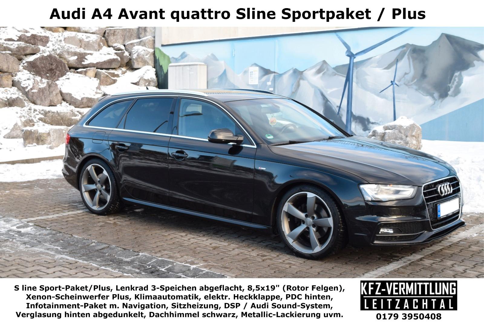 Audi A4 Avant Sline Sportpaket/Plus quattro~19"~TÜV28