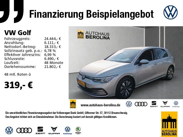 VW Golf VIII 1.0 eTSI Move DSG *NAV*ACC*PDC*SHZ*