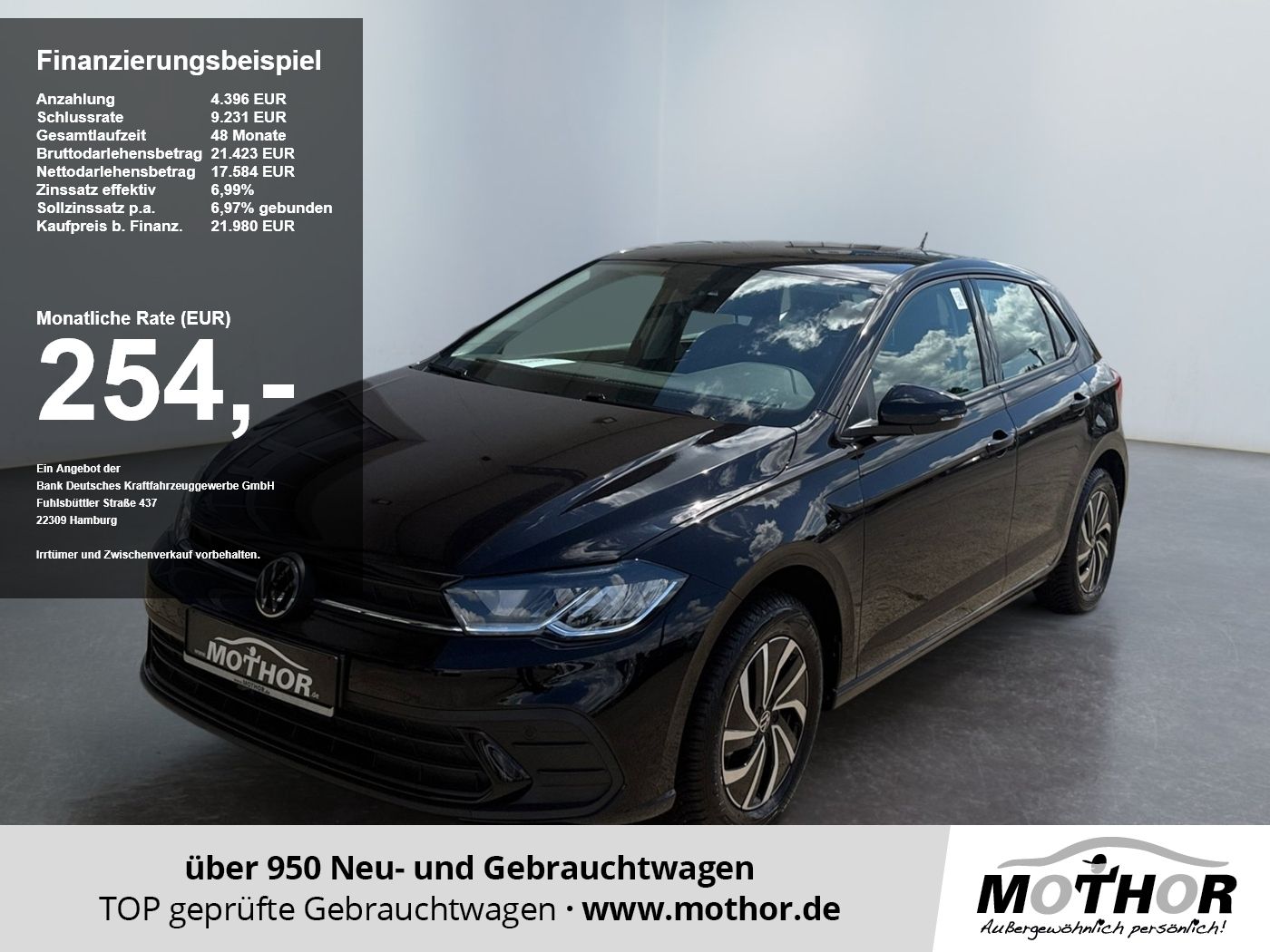 Volkswagen Polo VI Life 1.0 TSI DSG LED Spurhalteassistent