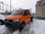 Volkswagen T5 Transporter Doka Pritsche 6.Sitzer Radio AHK  - Volkswagen T5: Doka Pritsche
