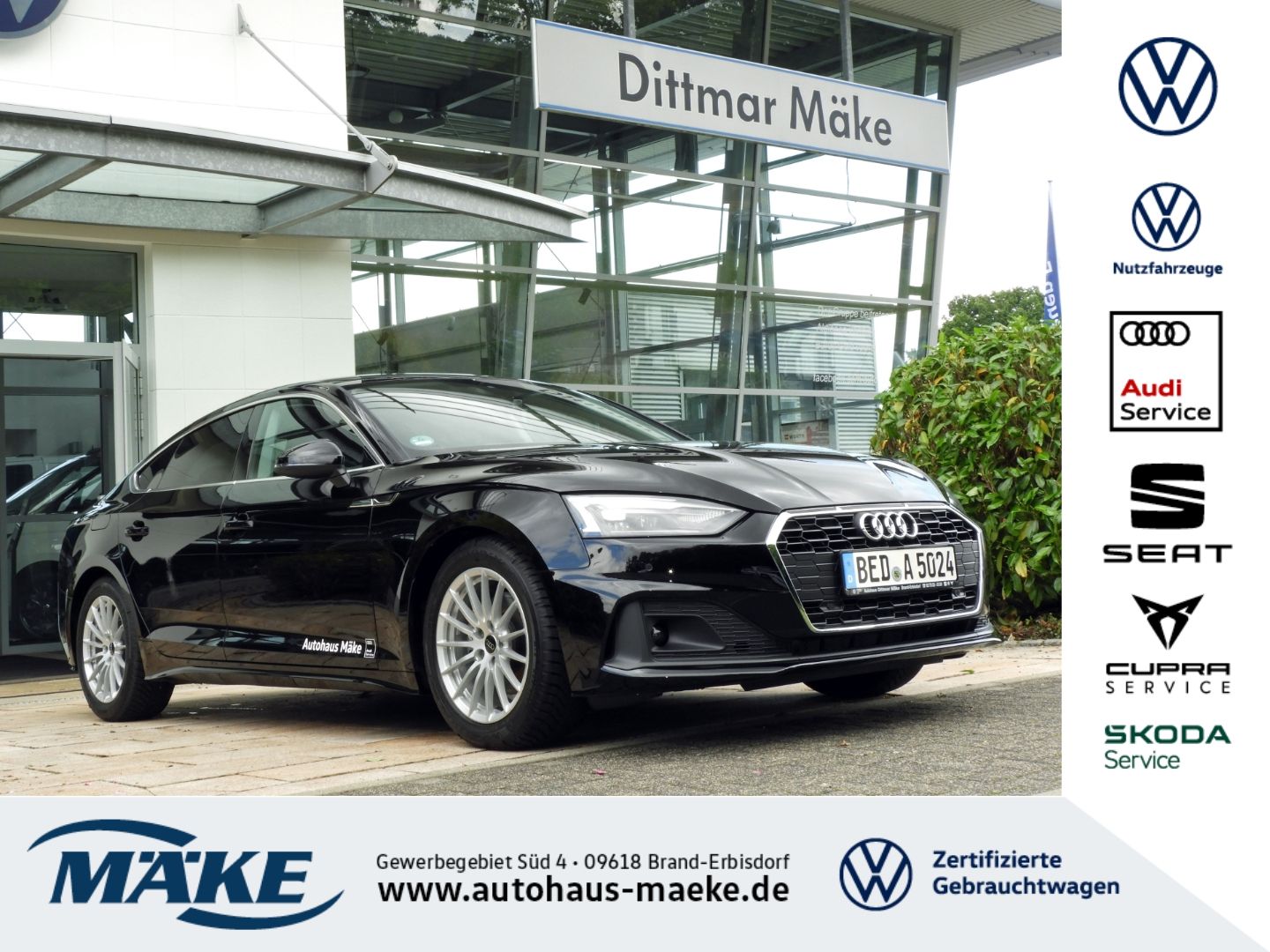 A5 Sportback 35 2.0 TDI s-tronic AHV STDHZG OPTI
