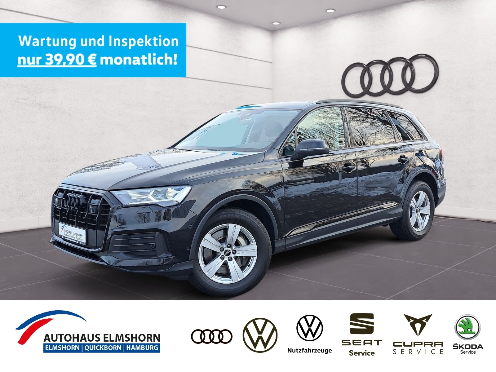 Audi Q7 50 TDI quattro tiptr. 7-SITZ AHK AIR KAM LEDE