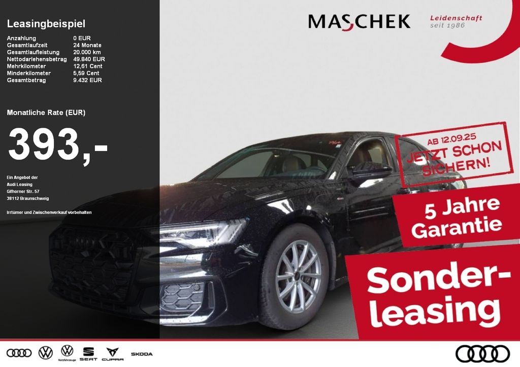 A6 Limousine S line 45 TFSI AHK Memory BlackEd M