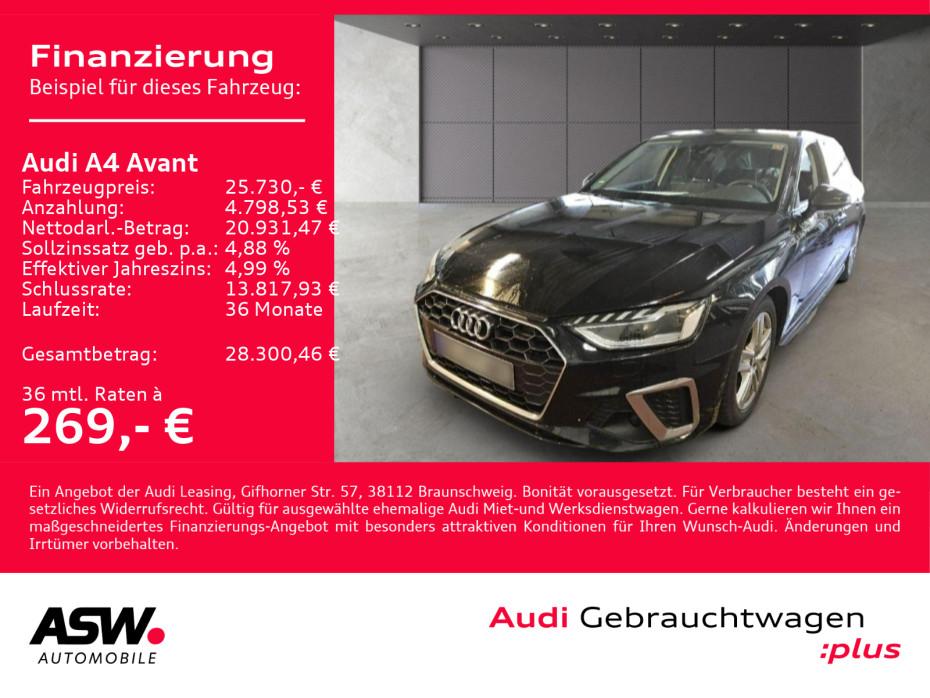 Audi A4 Avant S line 40TDI Stroni Matrix Navi RFK AHK