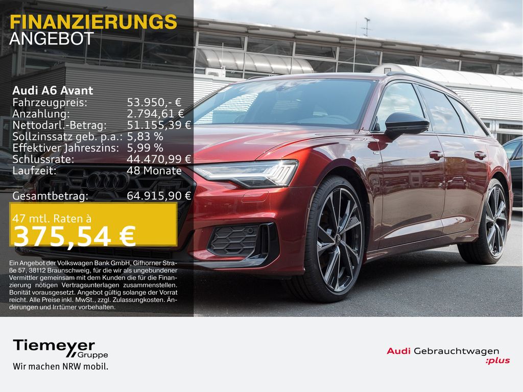 Audi A6 Avant 40 TDI Q S LINE NP98 LM21 STHZG HD-MATR