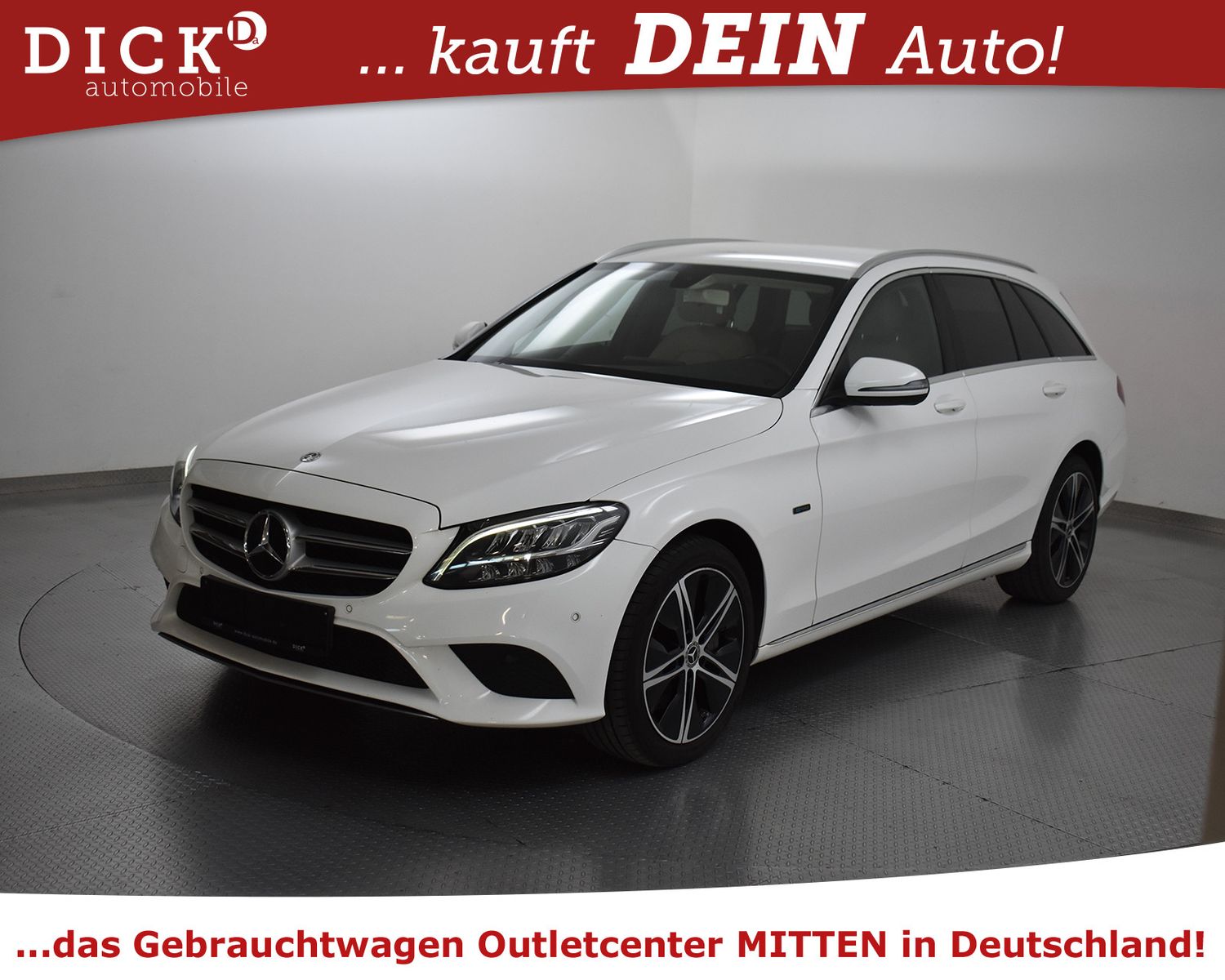MERCEDES-BENZ C300e T 9G  Avantg NAVI+LEDER+STNDHZ+LED+TEMP+18 - Image 4