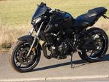 Yamaha MT 07 mit Sportauspuff und Zubehör - MT 07