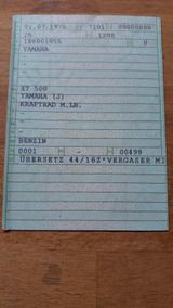 Yamaha XT 500 1E6 - YAMAHA ENDURO 500