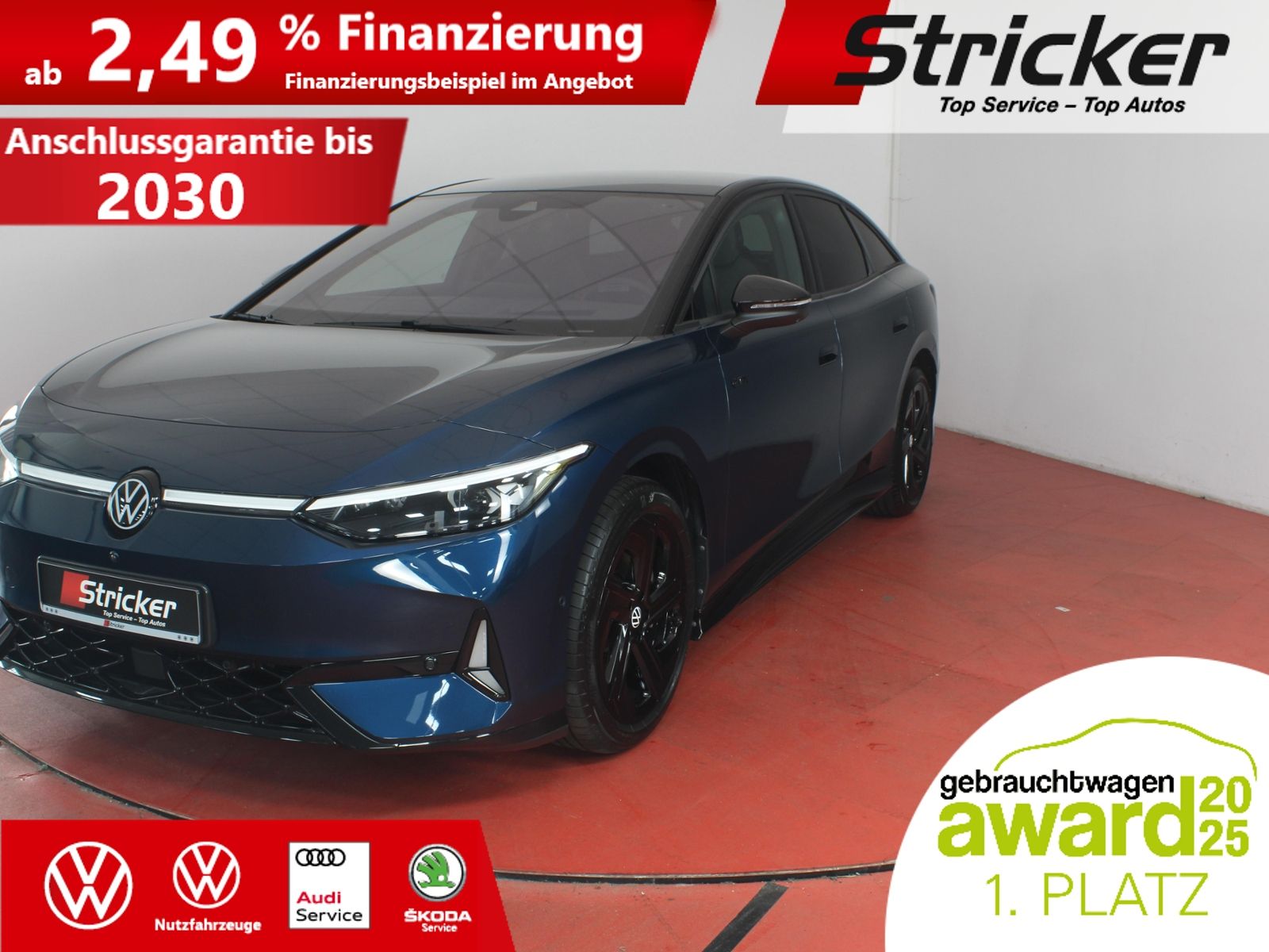 Volkswagen ID.7 GTX 250 86 484,-ohne AHK Pano H&K foto 2