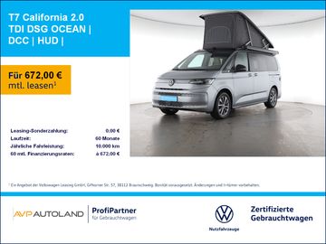 Volkswagen Leasingangebot: Volkswagen T7 California 2.0 TDI DSG OCEAN | DCC | HUD |