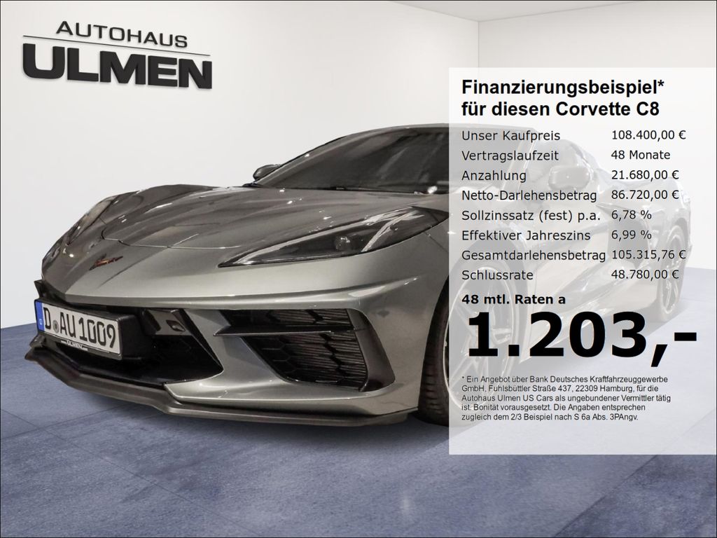 Corvette C8 Stingray Cabriolet 3LT Lift MR-Fahrwerk