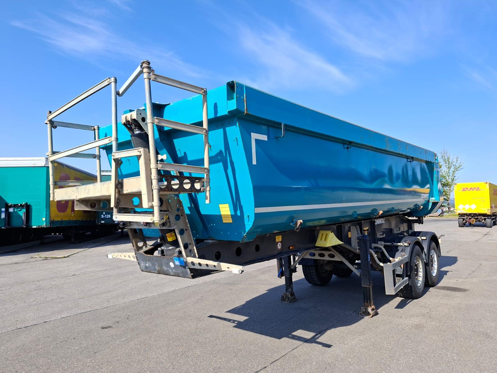 Schmitz Cargobull  2 Achs Stahl halbrund Kippmulde 
