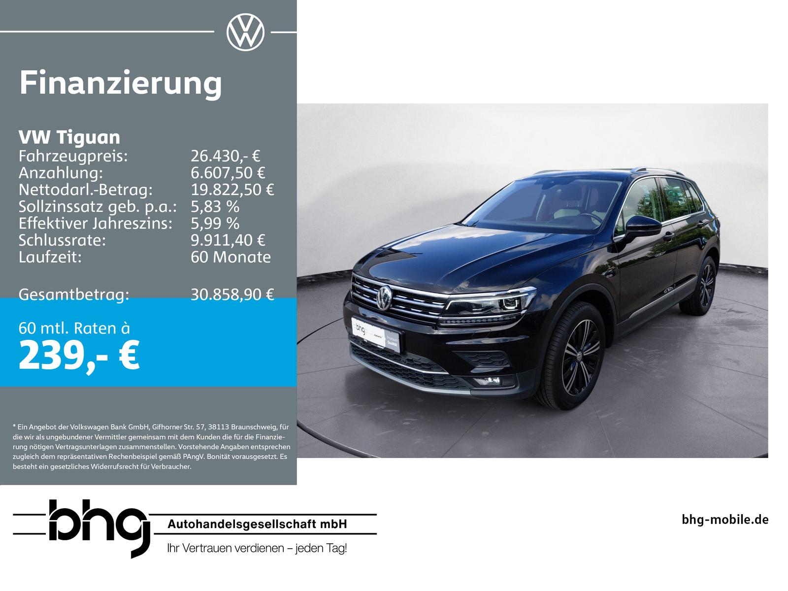 Volkswagen Tiguan Highline BMT 2,0 TDI 4M DSG