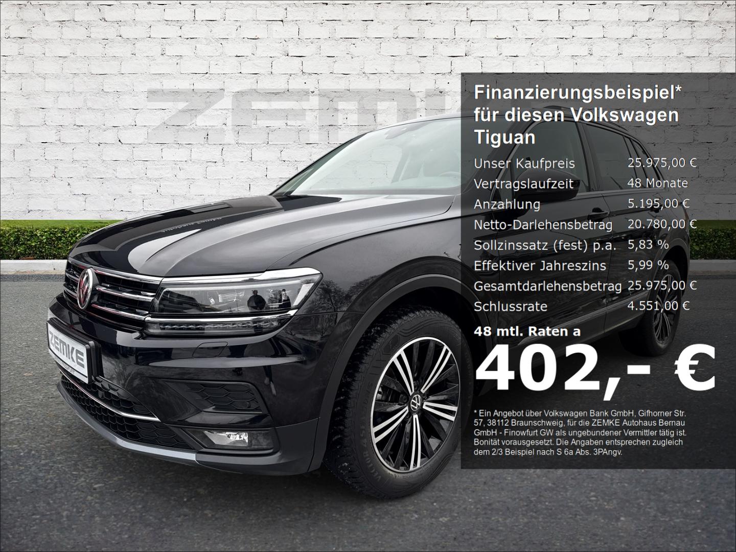Volkswagen Tiguan 2.0 TDI DSG 4Motion Highline AHK-klappbar