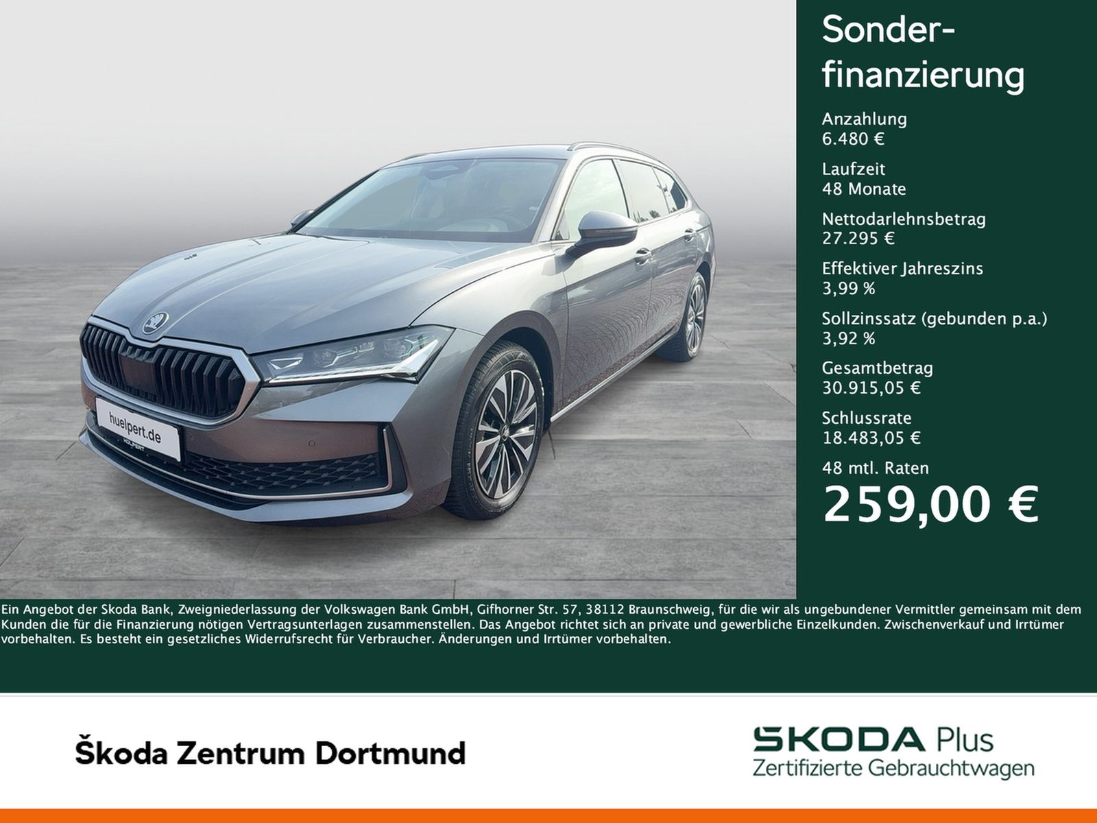 Skoda Superb Combi 2.0 SELECTION AHK CAM ACC MATRIX