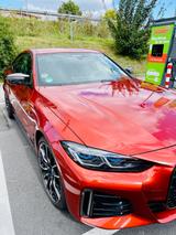 BMW i4 M50 - AHK, SD, H&K, Voll, ehem. NP 94.750 - mit Elektro-Antrieb: Orange, Limousine