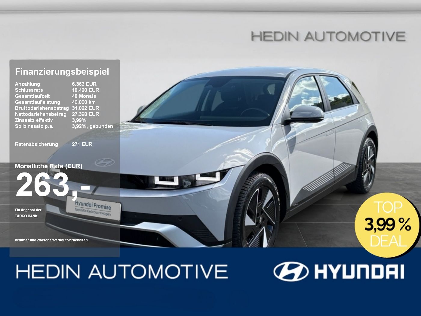 Hyundai IONIQ 5 63 kWh 2WD Dynamiq+LED-Paket SHZ|TEMP|LM