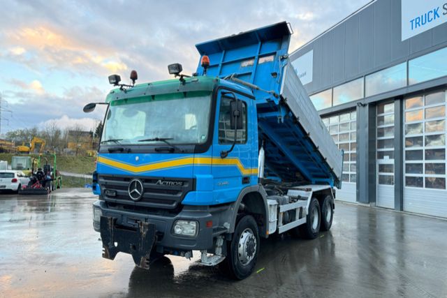 Mercedes-Benz Actros 3346 6x6 Blattfederung 3 Seitenkipper