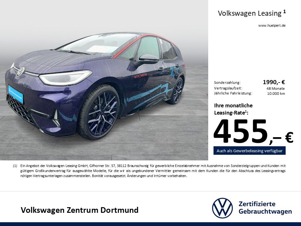 Volkswagen ID.3 GTX FIRE ICE WÄRMEPUMPE CAM ACC LM20 NAVI foto 5