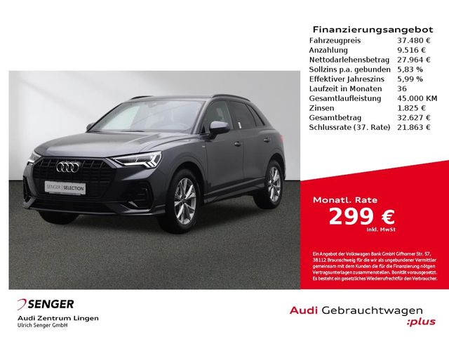 Audi Q3 S line 35 TFSI Sitzheizung MMI LED Kamera