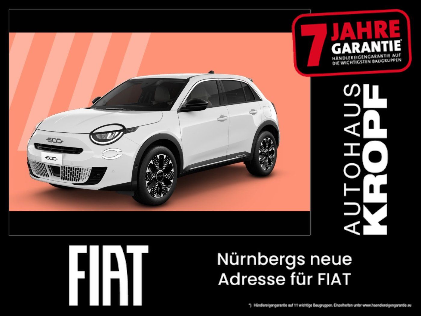 Fiat 600 MHEV Business Edition Abb. Sonderausstattung