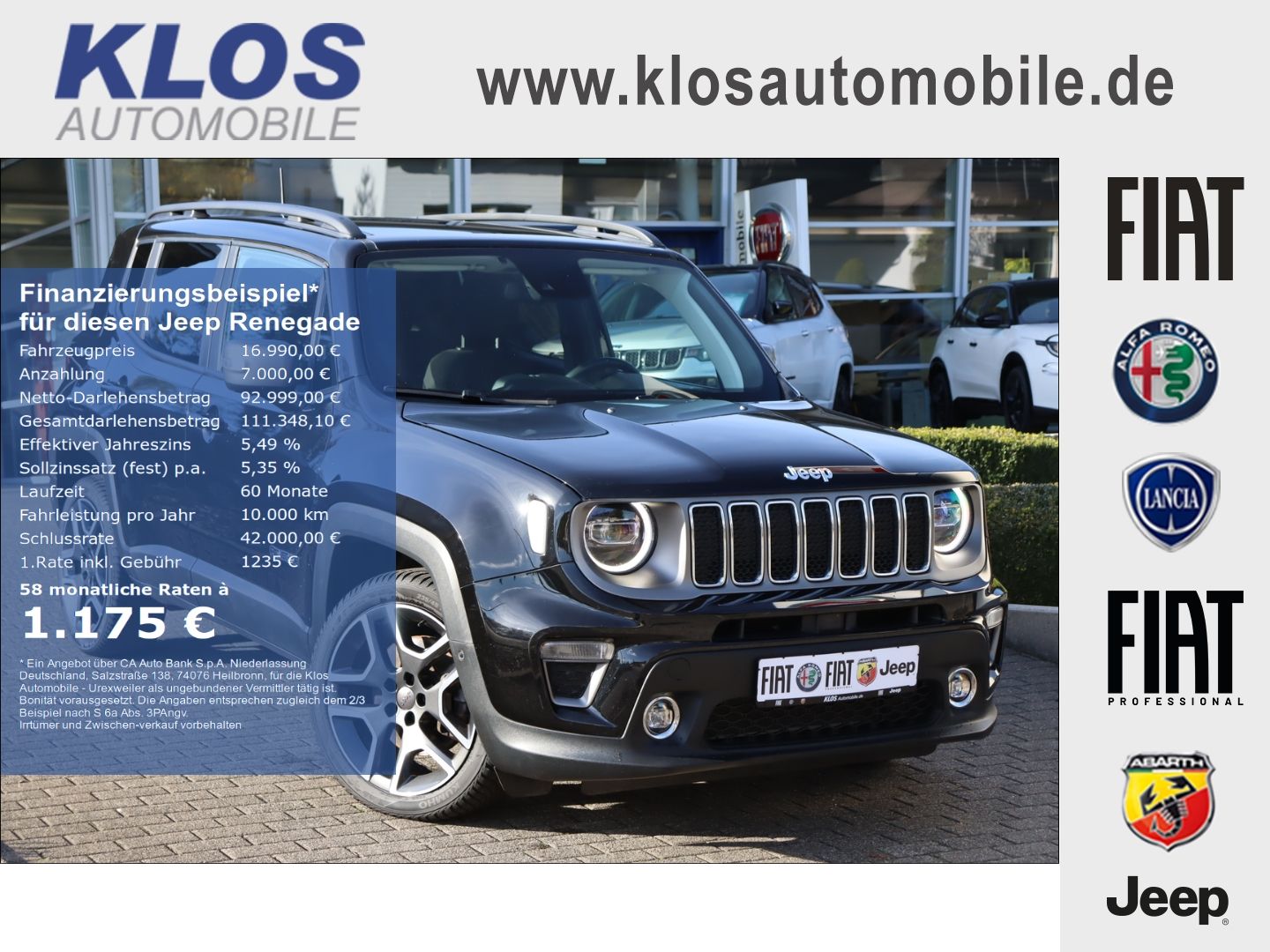 Jeep Renegade LIMITED 1.3 PHEV 4xe AHK PANO NAVI CARP