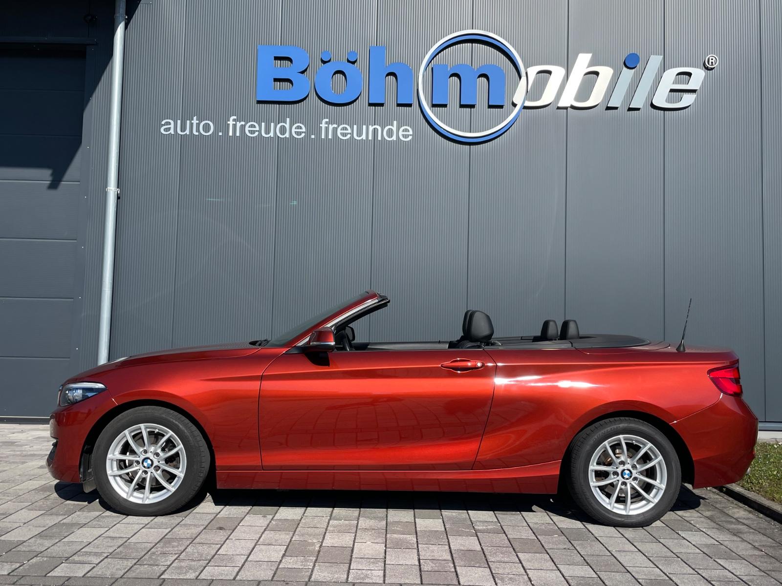 BMW 218i Cabrio/Advantage/LED/PDC/Leder/AHK