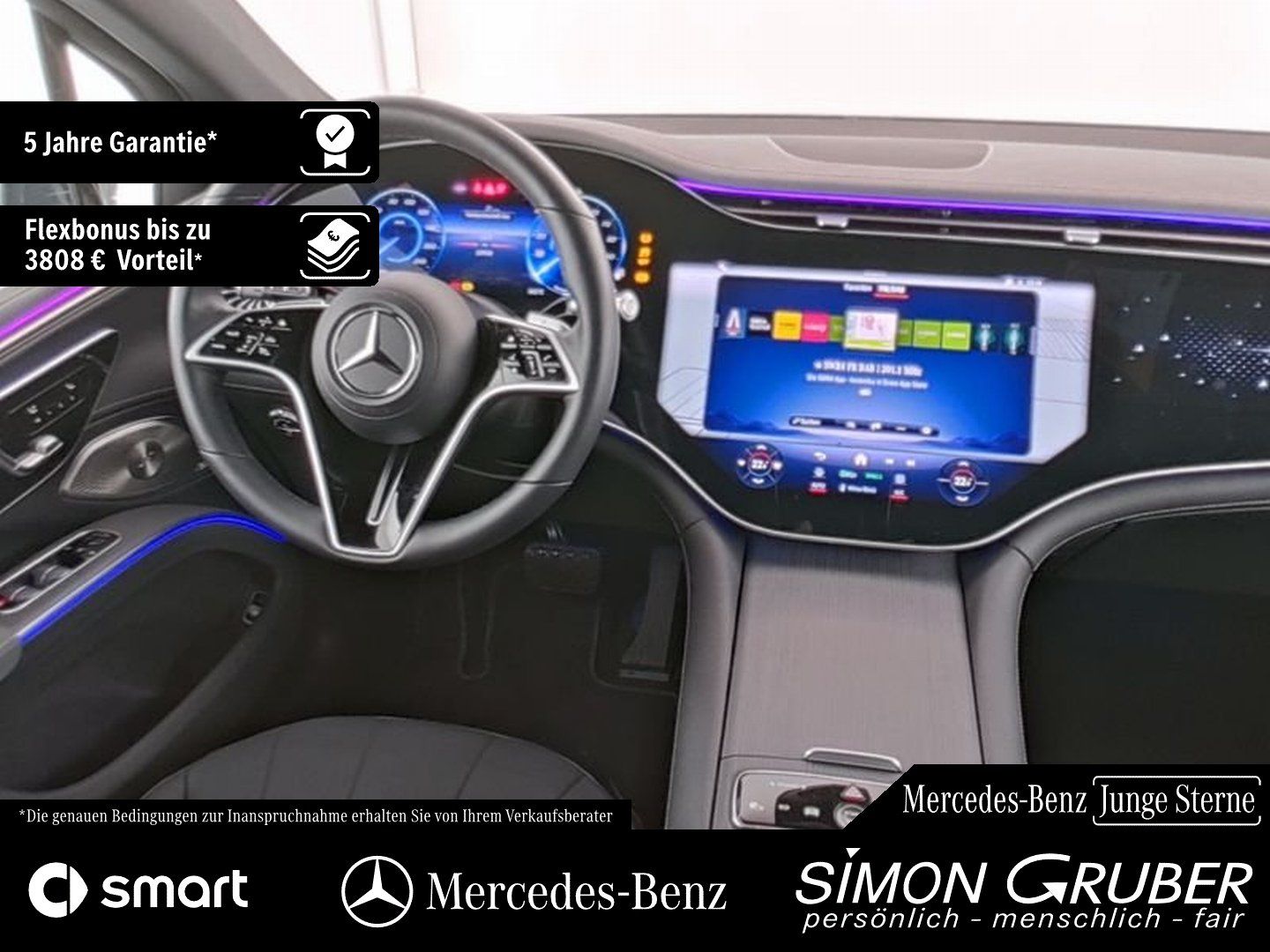 Fahrzeugabbildung Mercedes-Benz EQS 450 4M SUV Pano Hyper AHK Mod 2026 118kwh