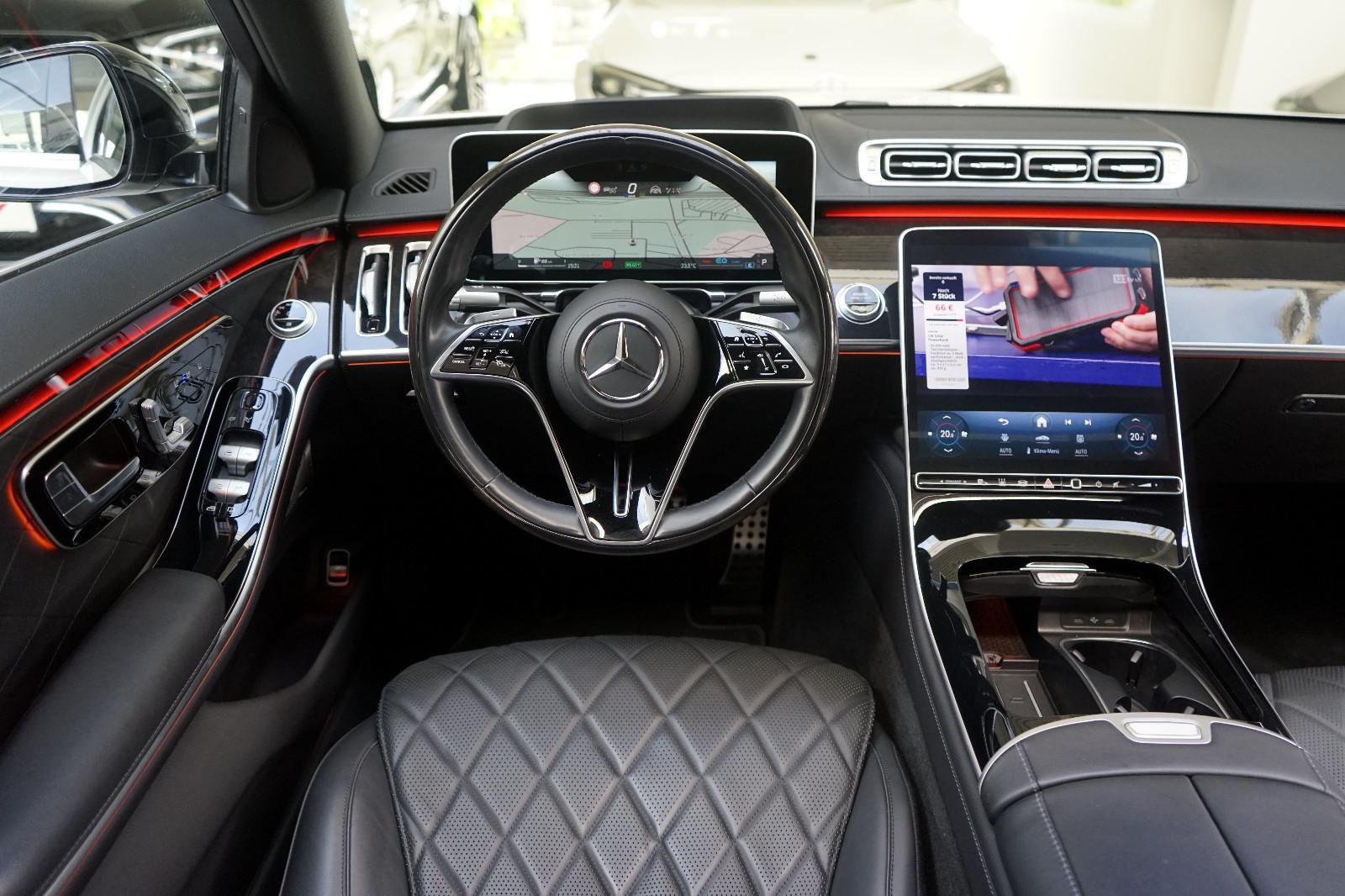 Mercedes-Benz S 450 4M Lang*AMG*Designo*3xTV*First Class*Voll*