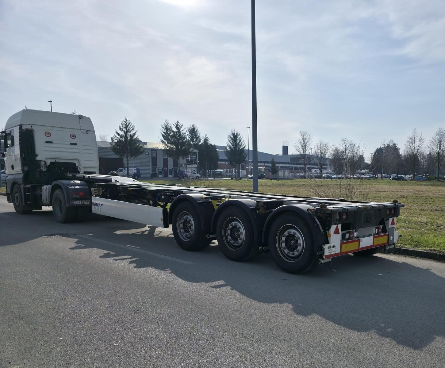 Krone SD C BOX LINER, 20-45 ft, Heckausschub