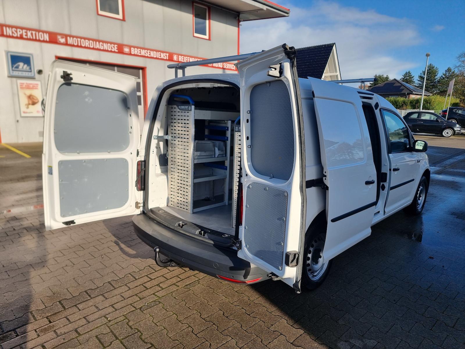 Volkswagen Caddy Maxi Kasten BMT AHK Regal Klima Tempomat, миниатюра 14