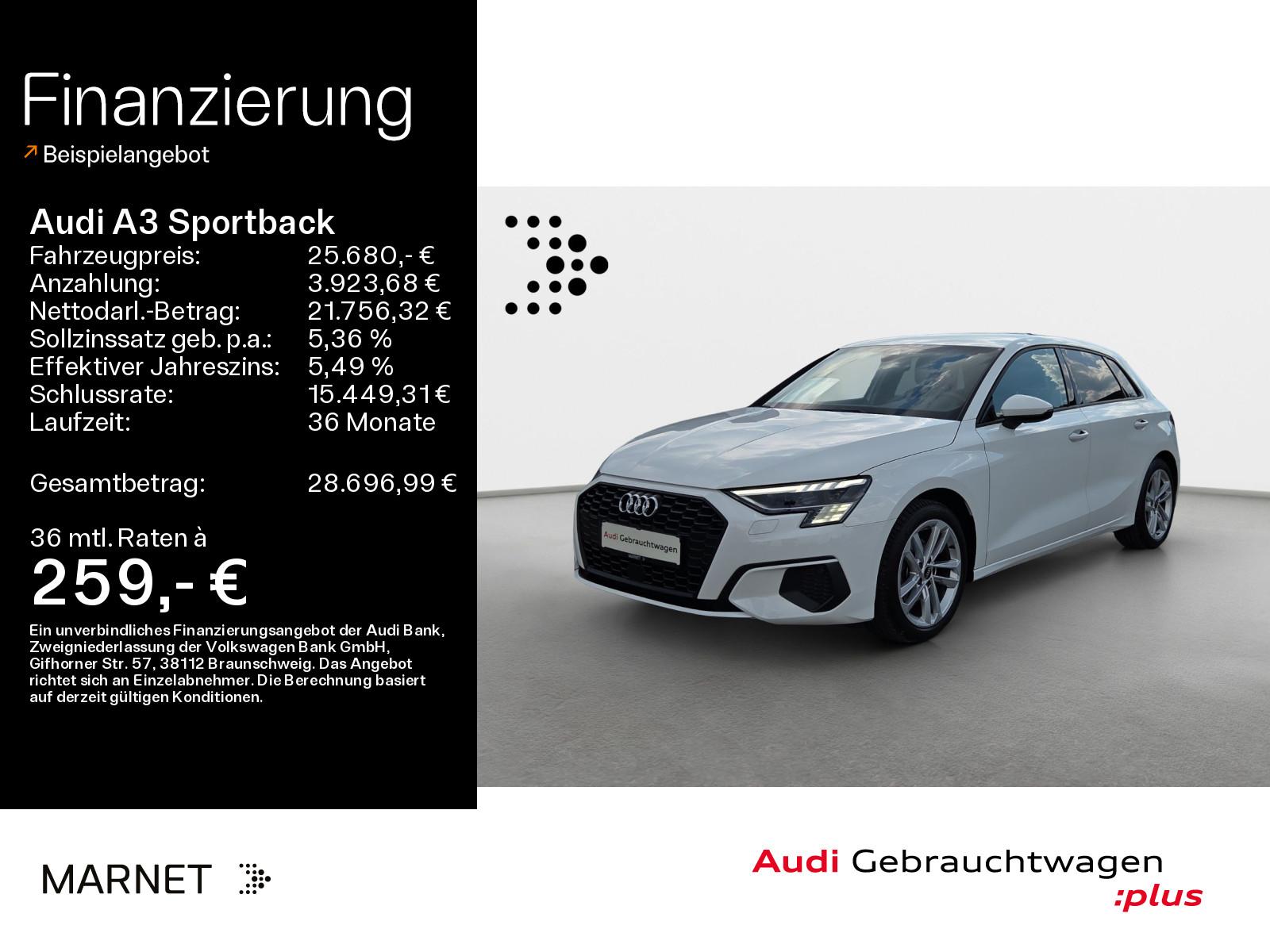 Audi A3 Sportback 35 TDI*Navi*Matrix*Alu*Virtual*Audi