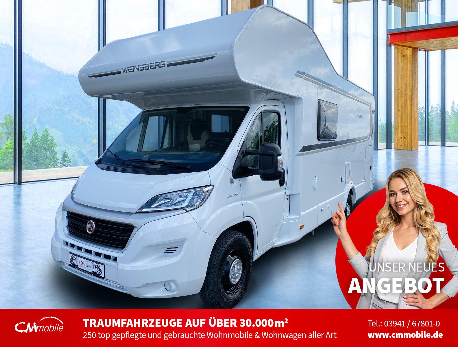 Weinsberg
 Cara Home A 700 DG - Festbett - Garage -
