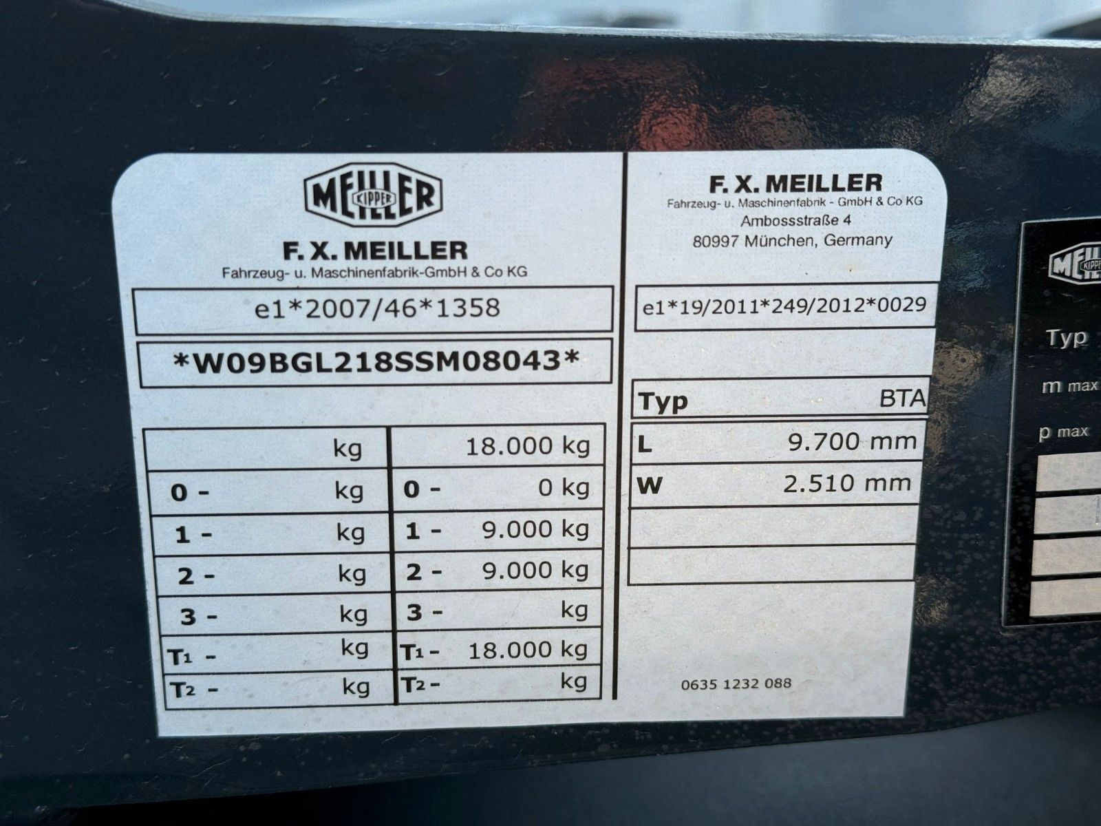 Fahrzeugabbildung Meiller MG18-TL 5,4 Abroll-Anhänger *NEU*