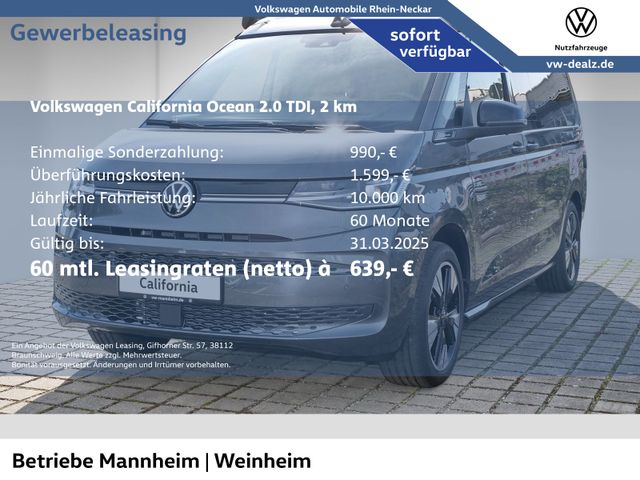 Volkswagen California Ocean 2.0 TDI SCR DSG