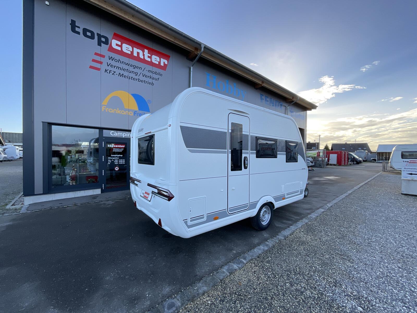 Hobby OnTour 390 SF Modell 2025/GasAußen/Bugfenster