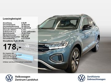 Volkswagen Leasingangebot: Volkswagen T-Roc 1.0 TSI Goal 2xKlima ACC DynLicht KlimaA