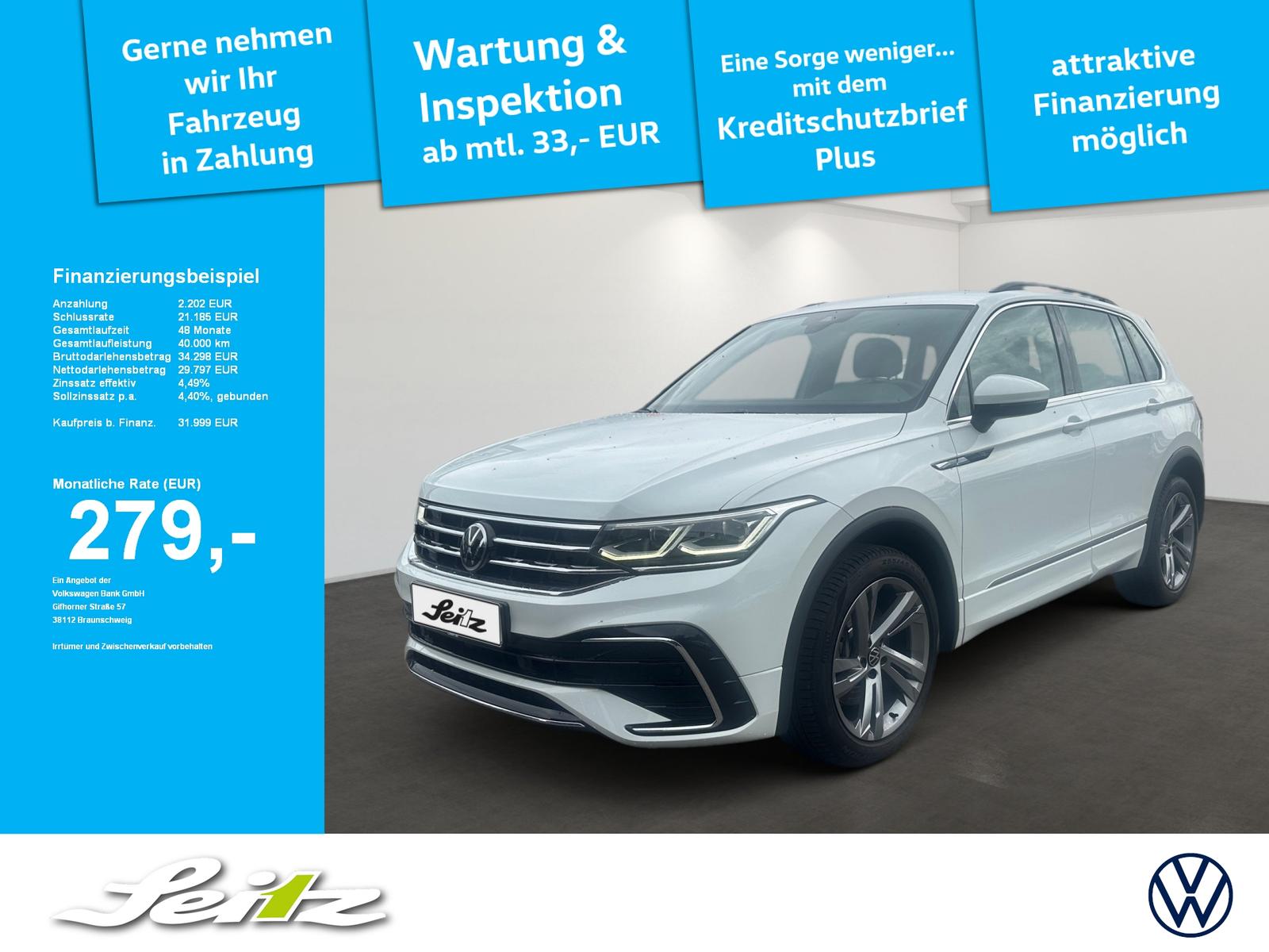 Volkswagen Tiguan 2.0 TDI 4M R-Line *MATRIX*KAMERA*NAVI*