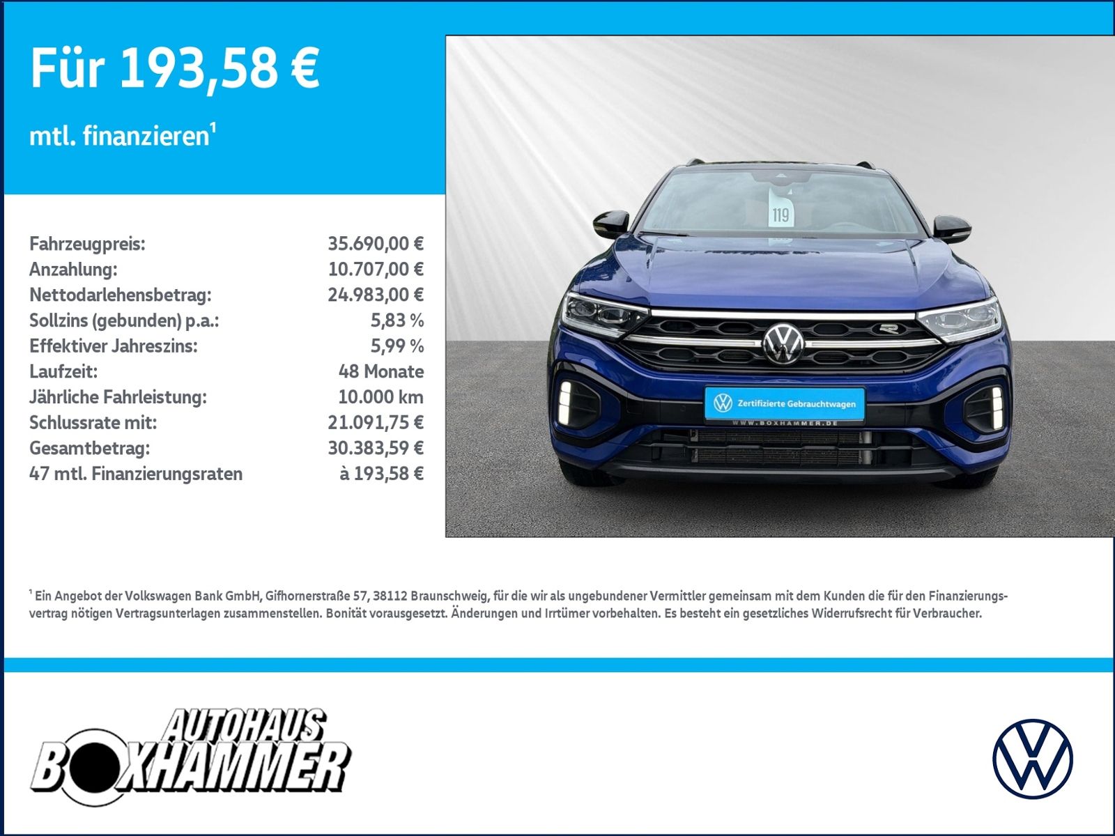 Volkswagen T-Roc 2,0 TSI DSG R-Line 4M LEDER NAVI IQ AHK D foto 3