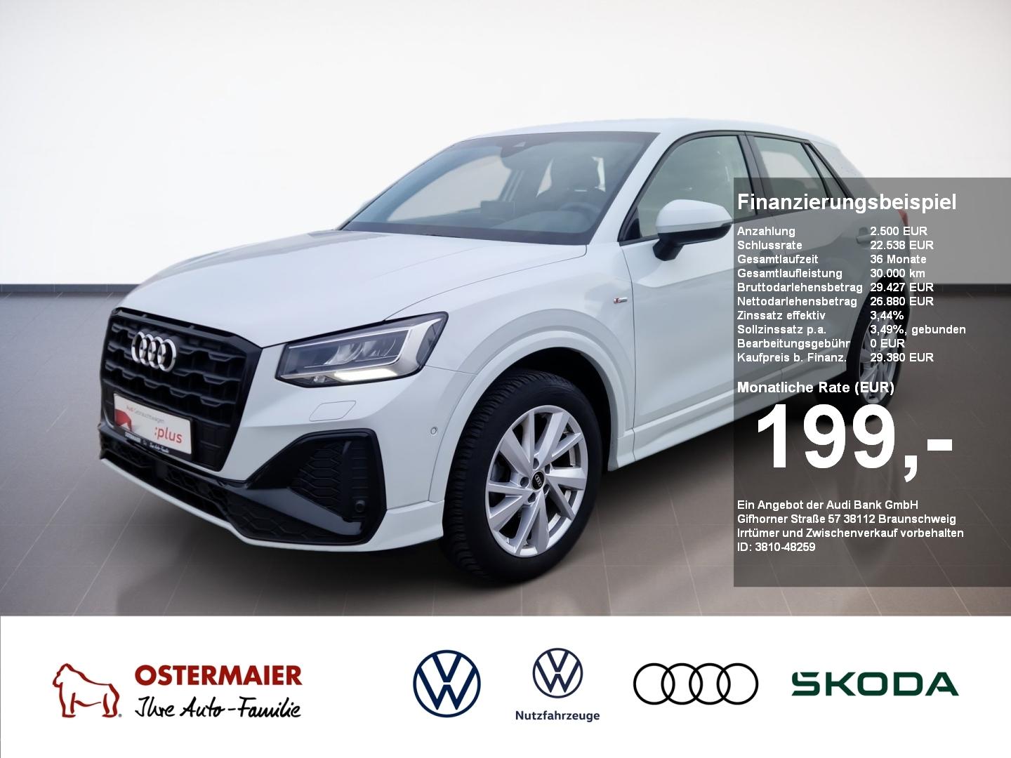 Audi Q2 S-LINE 35 TFSI 150PS S-TRONIC VIRTUAL.KAMERA.