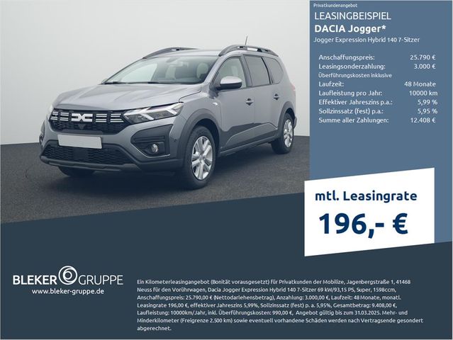 Dacia Jogger Expression Hybrid 140 7-Sitzer