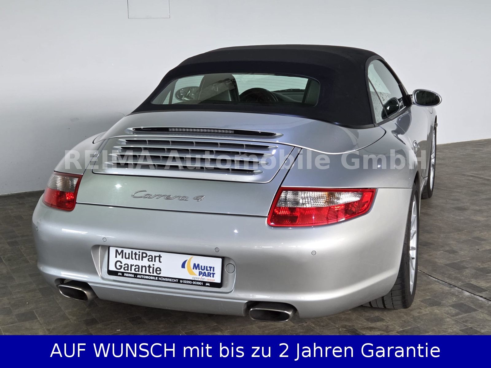 Fahrzeugabbildung Porsche 997 Carrera 4 Cabrio, Porsche Scheckheft