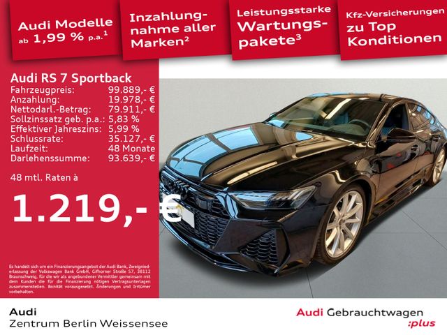 Audi RS 7 Sportback 4.0 TFSI*305*PANO*B&O*CARBON*HUD*