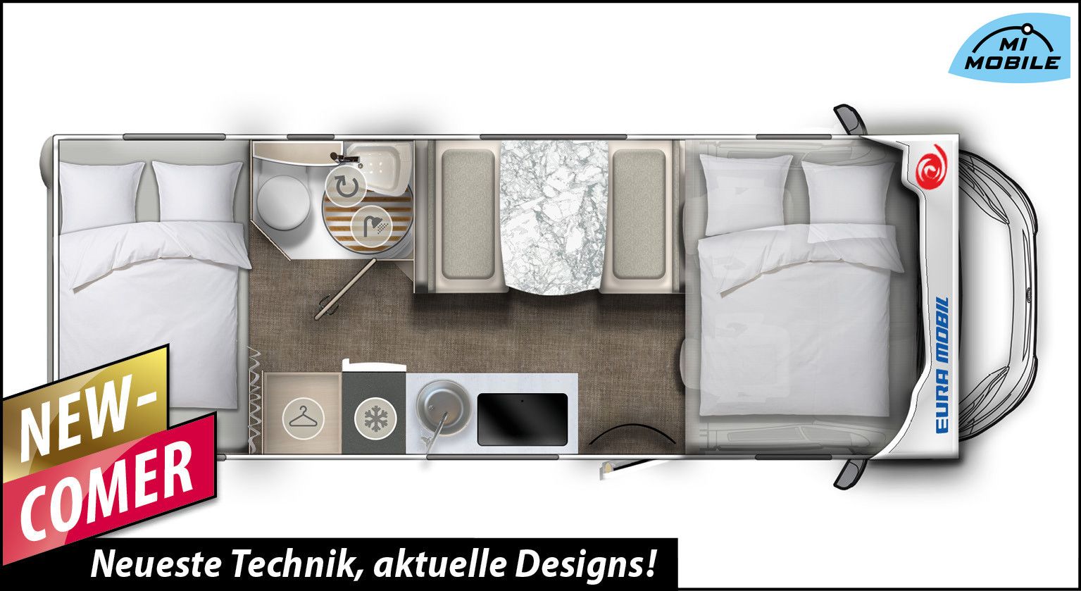 Fahrzeugabbildung Eura Mobil Activa One 690 HB *SCHAUSONNTAG 11-16 Uhr*