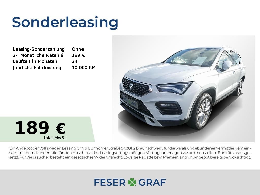 Seat Ateca Style 1.5 TSI DSG - NAVI,ACC,LED,SHZ,PDC