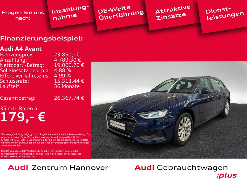 Audi A4 Avant 30 TDI AHK DAB Navi