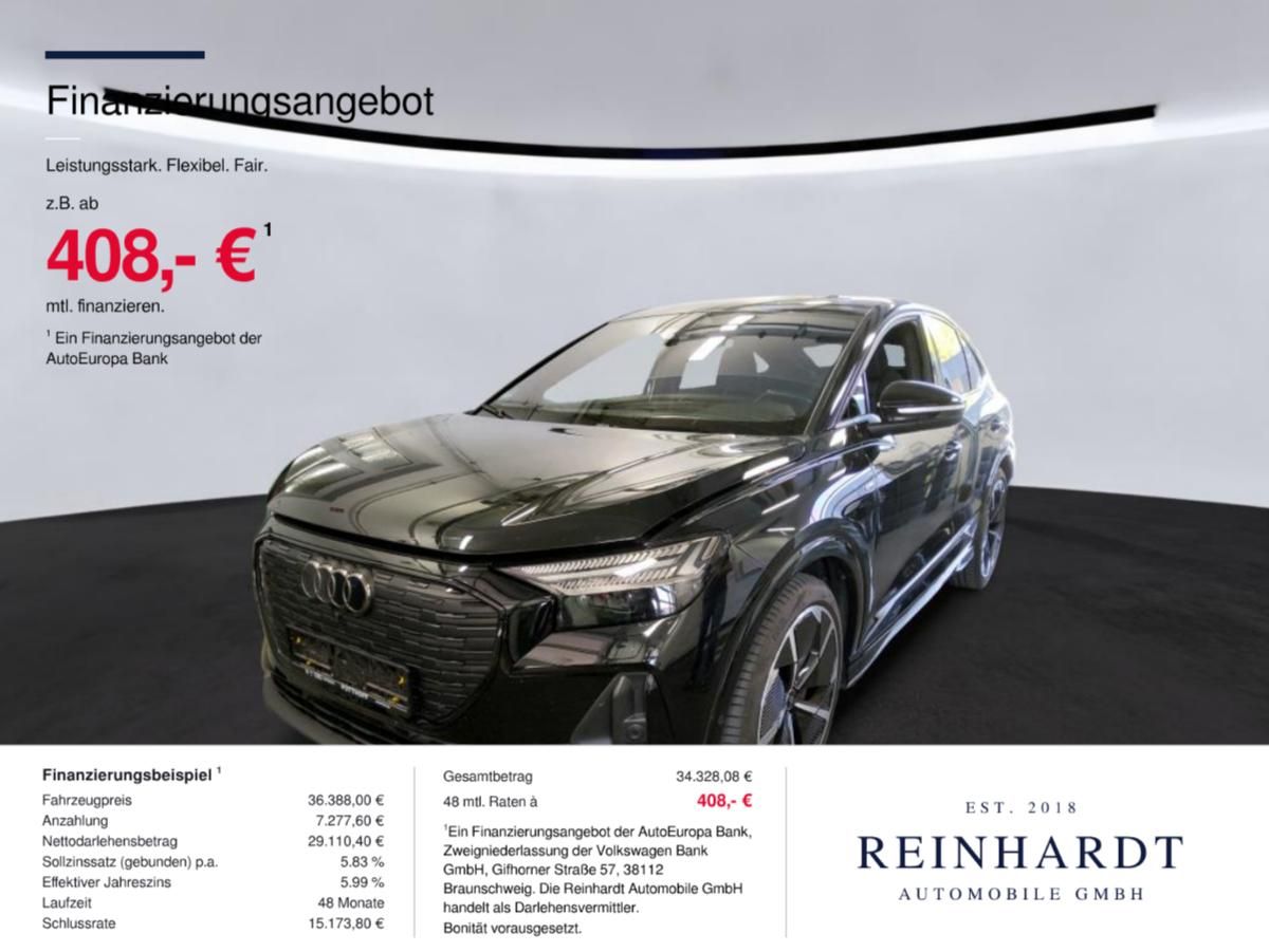 Audi Q4 E-TRON SPORTBACK 50 2x S LINE BLACK MTRX/ACC